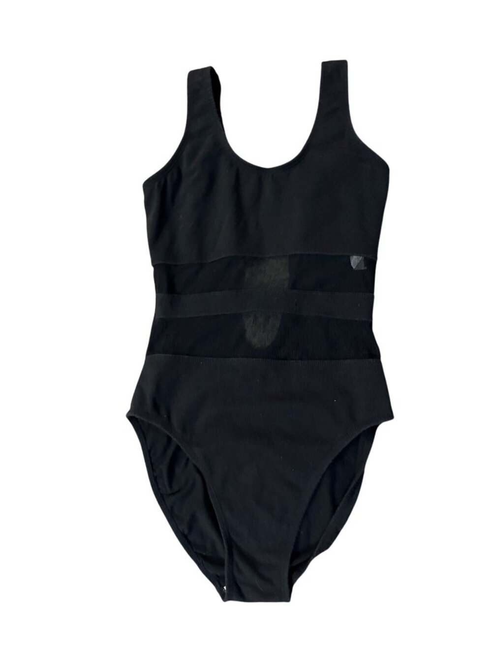 Vintage Bermuda Beachwear Black One Piece Swimsuit Juniors 5/6 Used - Picture 3 of 12